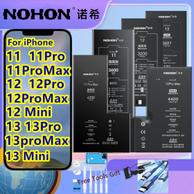 NOHON Battery For iPhone11 11Pro11ProMax12 12Pro12ProMax12 Mini13 13Pro13 proMax13 Mini 14 14Pro14Promax High capacity Replacement Mobile Bateria